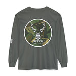 G&G Tactical Outdoors Long Sleeve Tee — Green Camoflauge White Sleeve Graphic