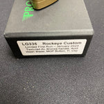 Protech LG335 Rockeye Custom Textured AL Bronze Handles, Acid Wash Blade, Mother of Pearl Button Knife