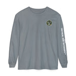 G&G Tactical Outdoors Long Sleeve Tee — Green Camoflauge White Sleeve Graphic