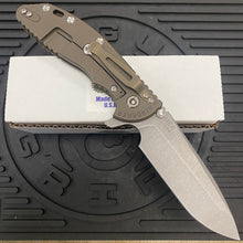 Load image into Gallery viewer, Rick Hinderer XM-24 4.0&quot; S45VN Spanto, Tri-Way, Battle Bronze, OD Green G10 Knife
