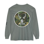 G&G Tactical Outdoors Long Sleeve Tee — Green Camoflauge Black Sleeve Graphic