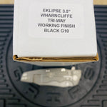 Rick Hinderer Eklipse Wharncliffe 3.5" CPM-20CV Tri-Way Working Finish, Black G10 Folding Knife