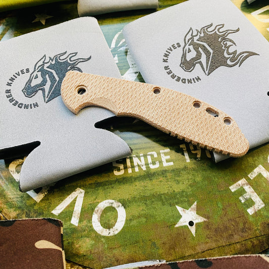 Rick Hinderer XM-24 Scale Textured Micarta Natural