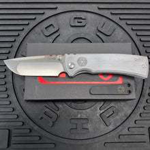 Load image into Gallery viewer, Chaves Ultramar Redencion Street Framelock 3.25&quot; Drop Point M390, Titanium Handles, SAND WARRIOR Knife
