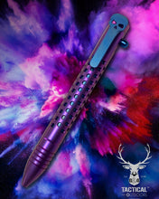 Load image into Gallery viewer, Chaves Pen Bolt Action, Dot Stonewashed Titanium, REVERSE Cotton Candy Theme

