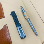 Ocaso 9HFB Solstice HARPOON Titanium, Carbon Fiber, Black PVD 3.5" CPM-S35VN Flipper Folding Knife