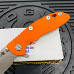 Rick Hinderer XM-18 3.0" Spanto, Tri-Way, Battle Bronze, Orange G10 Knife