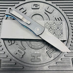 ProTech Emerson CQC-7 3.25" Tanto Automatic Knife Van Gogh Handle with Mother of Pearl Push Button