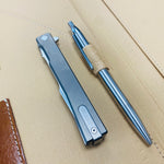 Ocaso 9HTS Solstice HARPOON Titanium, Satin, 3.5" CPM-S35VN Flipper Folding Knife