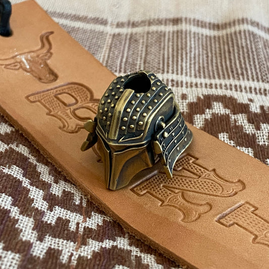 Ronin Samurai Helmet GGTO Exclusive "BRONZE" Lanyard Bead