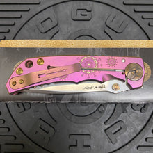 Load image into Gallery viewer, Spartan Blades Harsey Folder - Plague Doctor PINK Magnacut Special Edition Knife
