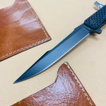 Ocaso 9HFB Solstice HARPOON Titanium, Carbon Fiber, Black PVD 3.5" CPM-S35VN Flipper Folding Knife