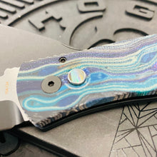 Load image into Gallery viewer, ProTech Emerson CQC-7 3.25&quot; Tanto Automatic Knife Van Gogh Handle with Mother of Pearl Push Button
