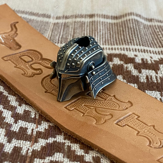 Ronin Samurai Helmet GGTO Exclusive "BRASS" Lanyard Bead