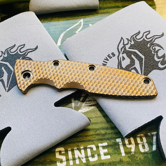 Rick Hinderer Eklipse Scale 3.5" Titanium Textured Stonewash Bronze