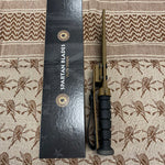 Spartan KA-Bar 7" CPM MagnaCut Flat Dark Earth Fixed Blade Knife with Kydex Tan Sheath SB54DEBKKYTN