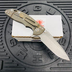 Rick Hinderer XM-18 3.0" Spanto, Tri-Way, Battle Bronze, Black G10 Knife