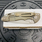 Rick Hinderer XM-18 3.0" Spanto, Tri-Way, Battle Bronze, Black G10 Knife
