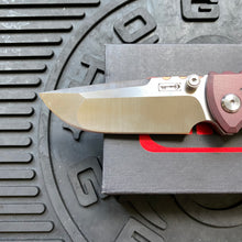 Load image into Gallery viewer, Chaves Ultramar Redencion Street Framelock 3.25&quot; Drop Point M390, Titanium Handles, Maximum Effort Knife
