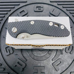 Rick Hinderer XM-18 3.0" Spanto, Tri-Way, Battle Bronze, Black G10 Knife