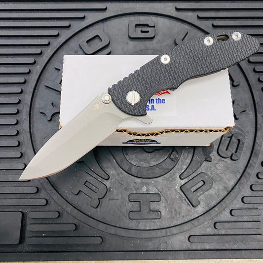 Rick Hinderer XM-18 3.0" Spanto, Tri-Way, Battle Bronze, Black G10 Knife
