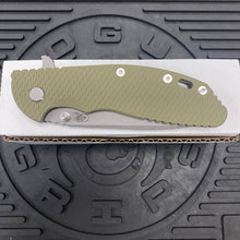 Load image into Gallery viewer, Rick Hinderer XM-24 4.0&quot; S45VN Spanto, Tri-Way, Battle Bronze, OD Green G10 Knife
