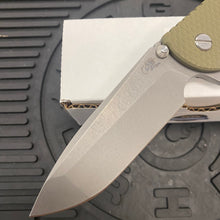 Load image into Gallery viewer, Rick Hinderer XM-24 4.0&quot; S45VN Spanto, Tri-Way, Battle Bronze, OD Green G10 Knife
