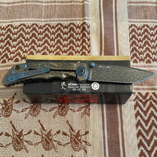 Load image into Gallery viewer, Spartan Blades SF5 RONIN TACTICS Damascus SHF Way of Tiger Harsey Folding Knife 3.95&quot; Damascus Blade, Titanium Handles #38 of 60
