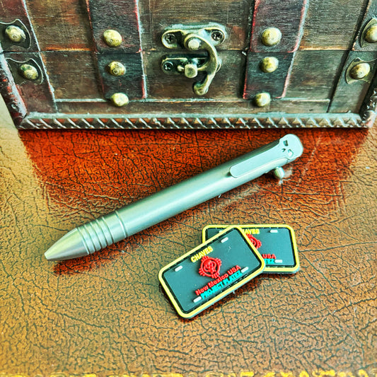 Chaves Ultramar Solid Titanium Bolt Action Pen, 4.82" Overall PEN/BA/SSWTI