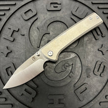 Load image into Gallery viewer, Chaves Scapegoat 3.375&quot; M390 Drop Point Titanium Handles Folding Knife
