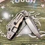 Rick Hinderer XM-18 3.25" Spanto, Magnacut Blade, Black G10, Stonewash Knife