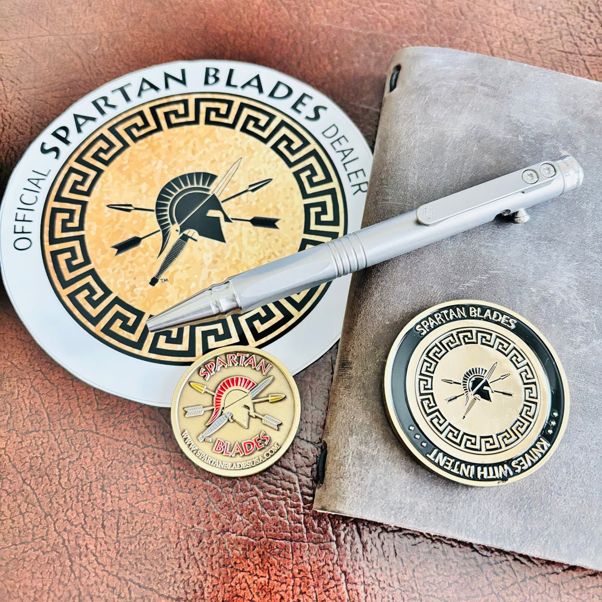 Spartan Blades Grafi Titanium Pen Satin Bare Ti SP2ST