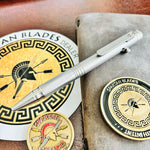 Spartan Blades Grafi Titanium Pen Satin Bare Ti SP2ST