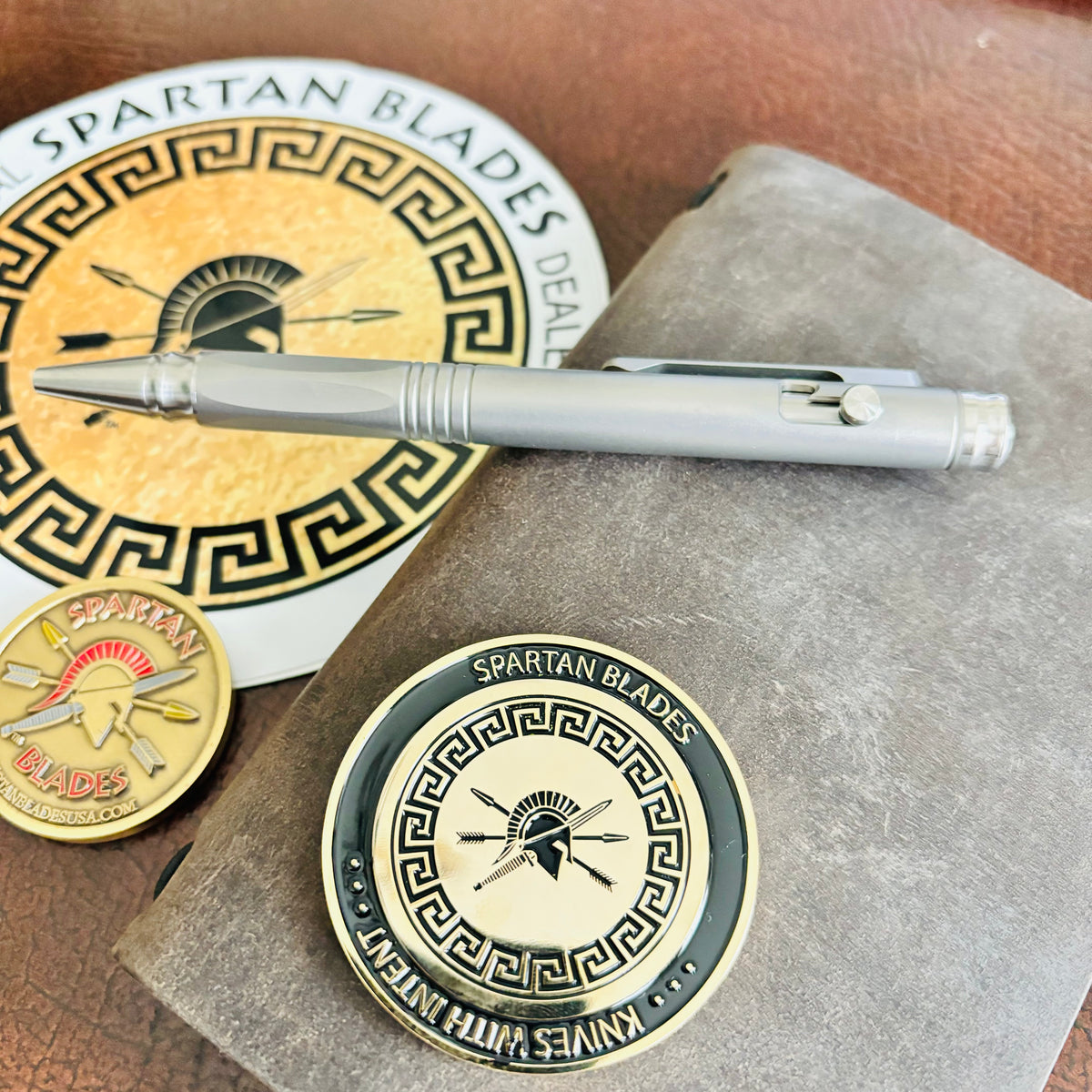 Spartan Blades Grafi Titanium Pen Satin Bare Ti SP2ST