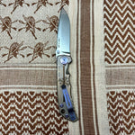 Spartan Blades Harsey Folder - Crusader Theme, Magnacut Blade, Purple Hardware Knife