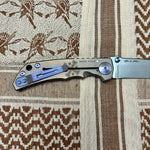Spartan Blades Harsey Folder - Crusader Theme, Magnacut Blade, Purple Hardware Knife