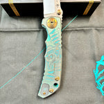 Spartan Blades Harsey Folder - Plague Doctor GREEN Special Edition