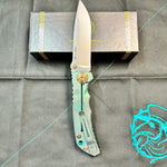 Spartan Blades Harsey Folder - Plague Doctor GREEN Special Edition