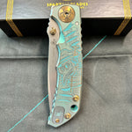 Spartan Blades Harsey Folder - Plague Doctor GREEN Special Edition