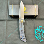 Spartan Blades Harsey Folder - Plague Doctor BLUE Special Edition