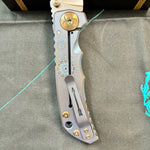 Spartan Blades Harsey Folder - Plague Doctor BLUE Special Edition