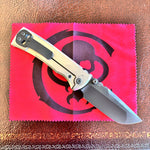 Chaves Integral Redencion 229 Bright Handle Drop Point Black DLC Blade Knife