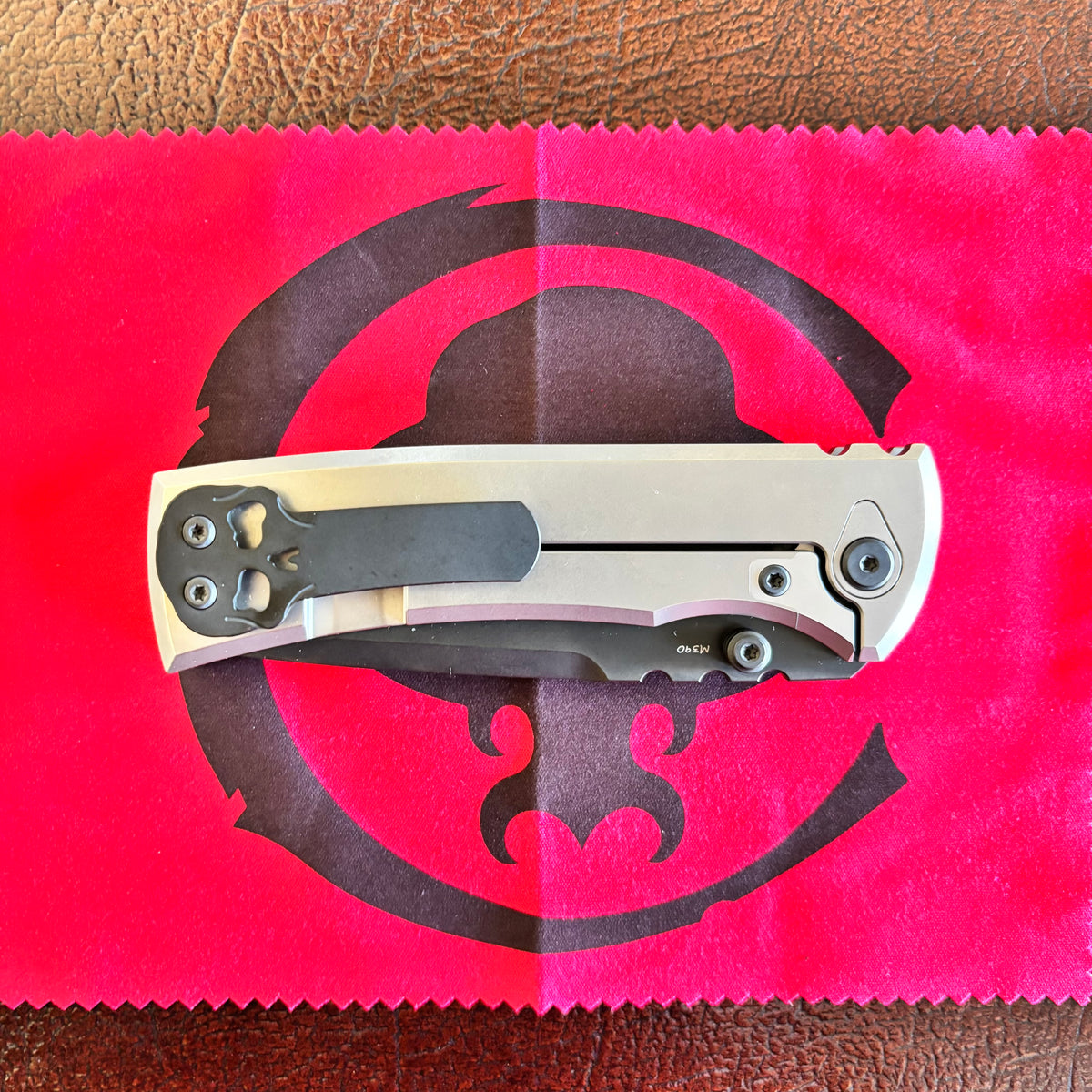 Chaves Integral Redencion 229 Bright Handle Drop Point Black DLC Blade Knife