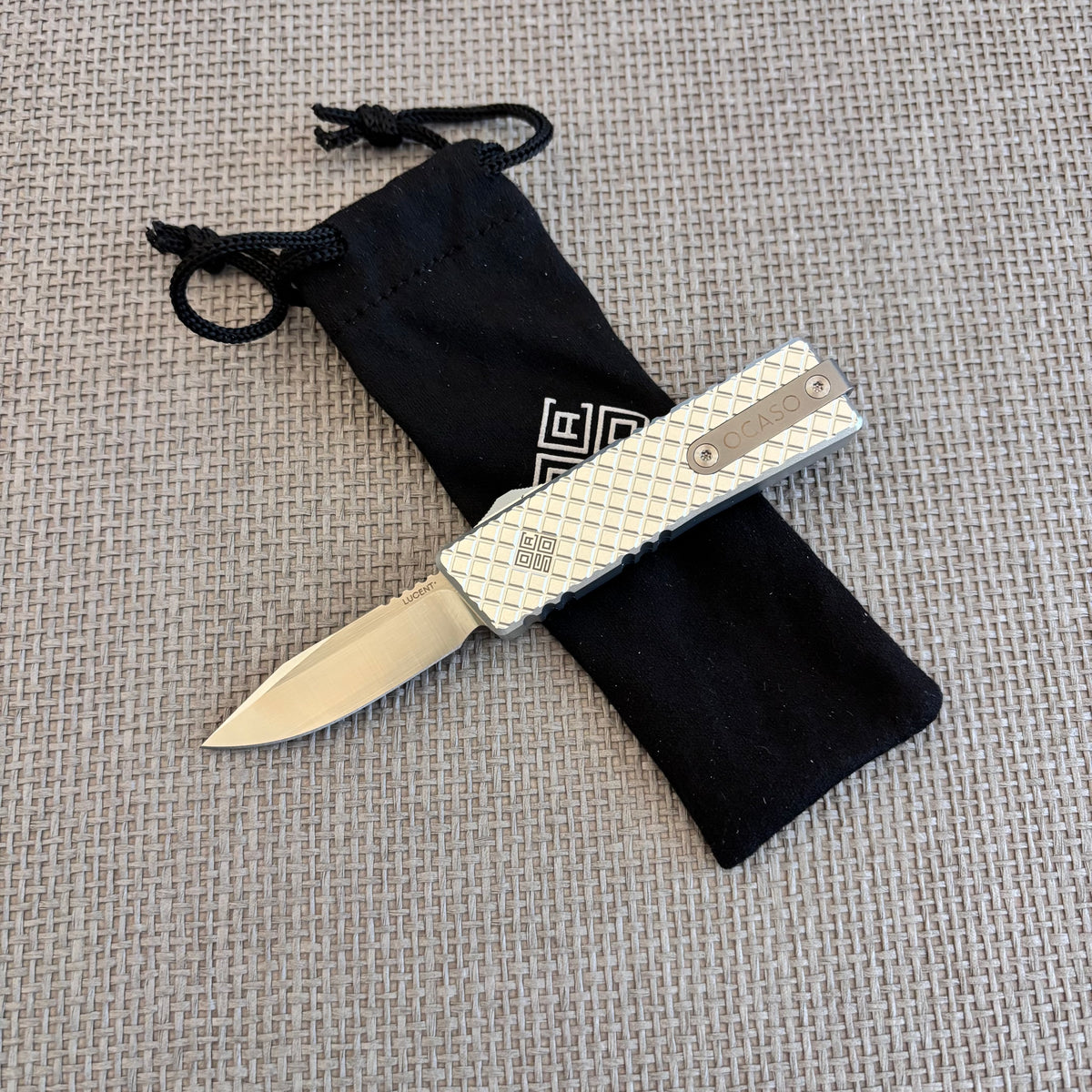 Ocaso 18LMS Lucent Mini Satin OTF 1.9" M390 Knife