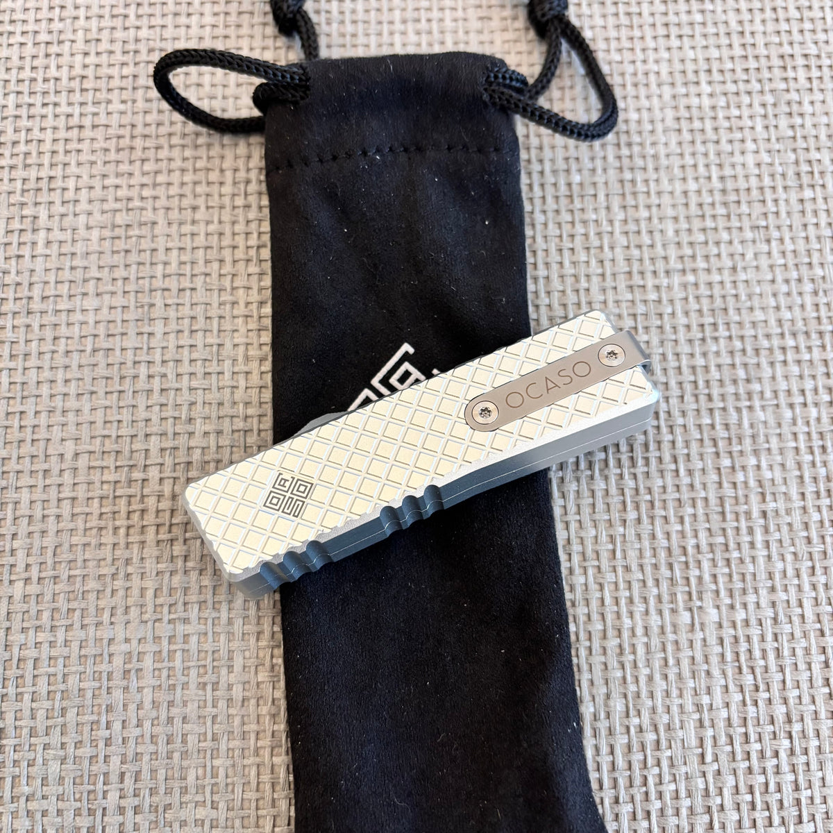 Ocaso 18LMS Lucent Mini Satin OTF 1.9" M390 Knife