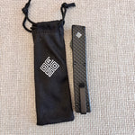 Ocaso 18LLB Lucent Large Black OTF 3.5" M390 Harpoon Blade Knife