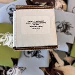 Rick Hinderer XM-18 3.5" Magnacut SKINNY HARPOON SPANTO, Tri-Way, Working Finish, Blue G10 Flipper Folding Knife