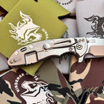 Rick Hinderer XM-18 3.5" Magnacut Harpoon Spanto, Tri-Way, Stonewash, Black G10 Folding Knife