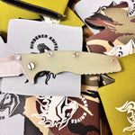 Rick Hinderer Eklipse Spearpoint 3.5" S45VN, Tri-Way, Working Finish, Translucent Green G10 Folding Knife