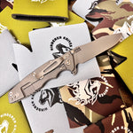 Rick Hinderer Eklipse Spearpoint 3.5" S45VN, Tri-Way, Working Finish, Translucent Green G10 Folding Knife